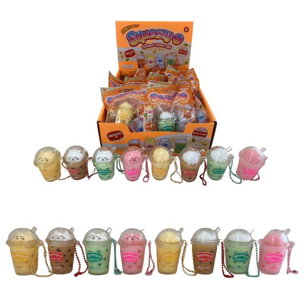 Llavero Squeezy-O de Batidos Displ/24 Surt/8 3a+