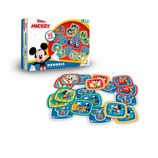 [RN11440] Juego Memoria la Casa de Mickey Mouse 72pzs 3a+