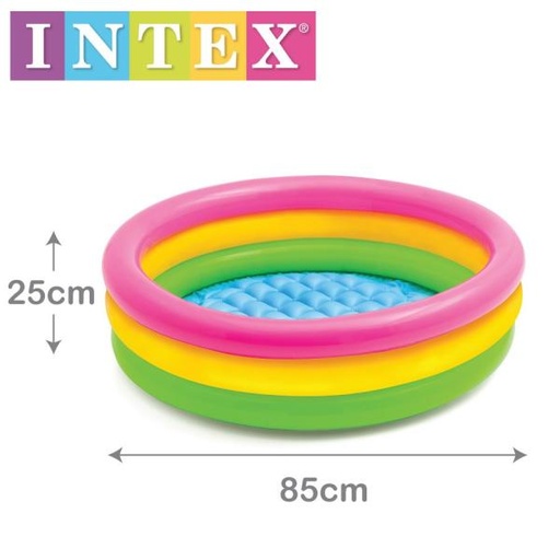 [INT58924] Piscina Inflable 3 Anillos Neón 91x23cm 1-3a C6