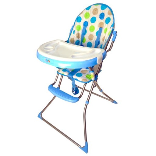 [FDAH500BC] Silla Alta para Comer Azul con Circulos 6-36m (434423)