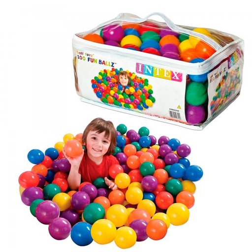 [INT49602] Bolas para Playground en Bolsa 100u 6,5cm