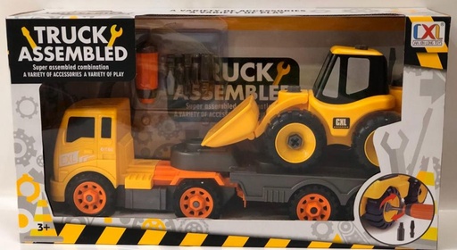 [WWCXL20019A] Vehículo de Construcción y Camión Transportador Armable 3a+(436380)