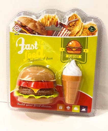 [WWBQ800A14] Comida Rápida Hamburguesa-Helado 3a+(436137)