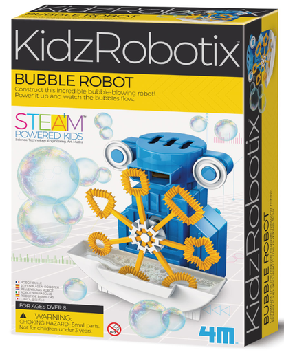 [4M3423] Kidz Robotix Robot Lanza Burbujas 8a+