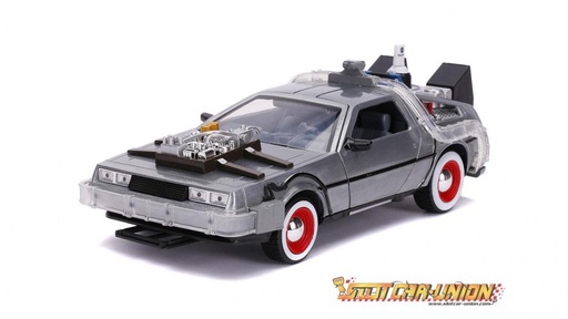 [JA32166] Carro Regreso al Futuro 3 Hollywood Rides con Luz 1:24 8a+
