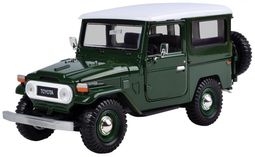 [MX79323] Carro 1:24 Toyota FJ40  S/4 14a+( Beige-Rojo-Verde)