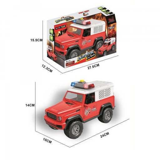 [WW66626P] Carro de Bomberos con Luz y Sonidos 3a+