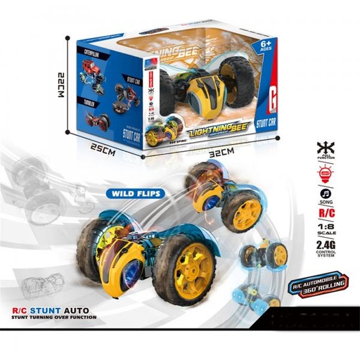 [WWUD2190A] Carro R/C Abeja Relámpago 1:8 6a+