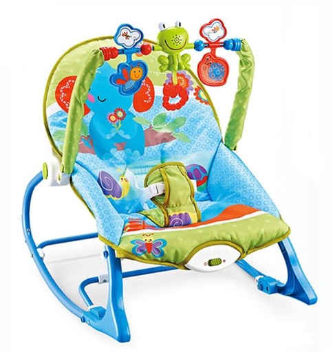 [AL42774] Silla Mecedora Vibradora Musical Rana 18Kg Max 0m+.