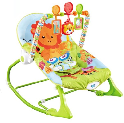 [AL46666] Silla Mecedora Vibradora Musical León 18kg Max 0m+