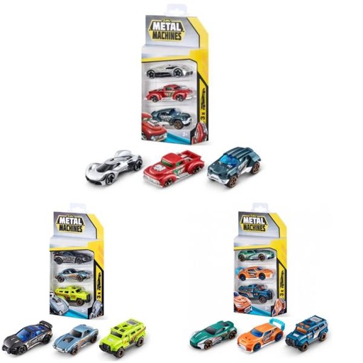 [ZU6715] Carritos de Metal Machines en Set de 3 Surt/8 3a+