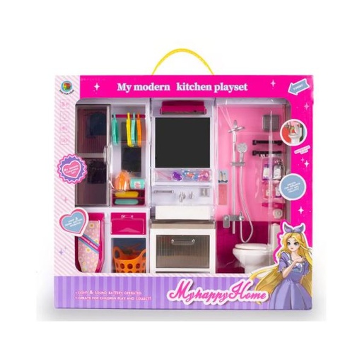 [WW788064] Juego para el Hogar Set de Cocina con Luz y Sonido 3a+(451543)