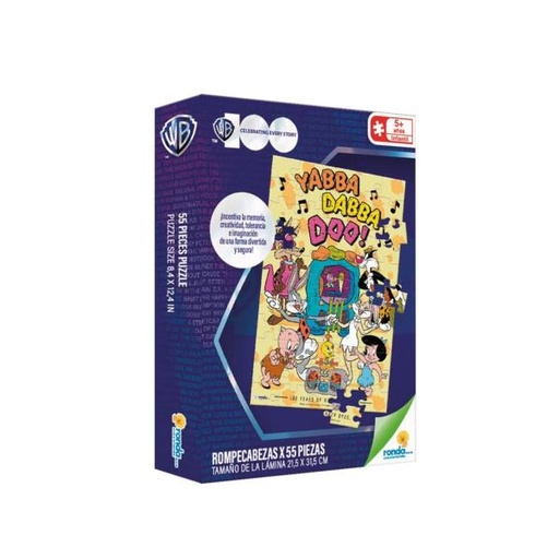 [RN12504] Rompecabezas Warner Bros 100 Años de Celebración 55Pzs 5a+