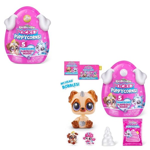 [ZU9285] Rainbocorns Pocket Puppy Corns Sorpresa  Displ/12 Surtido  3a+