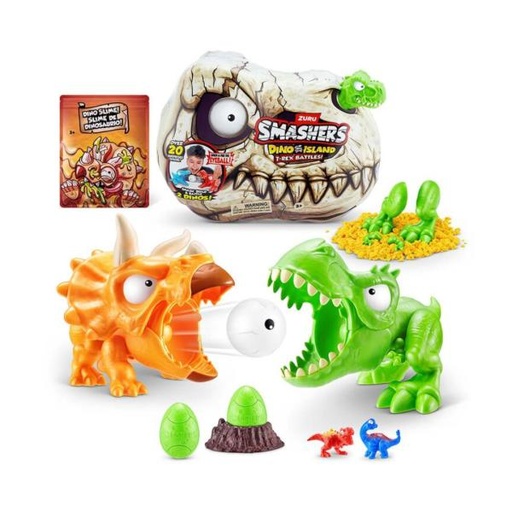 [ZU74114] Smashers Dino Island T-Rex Battles Sorpresa Surt/2 3a+