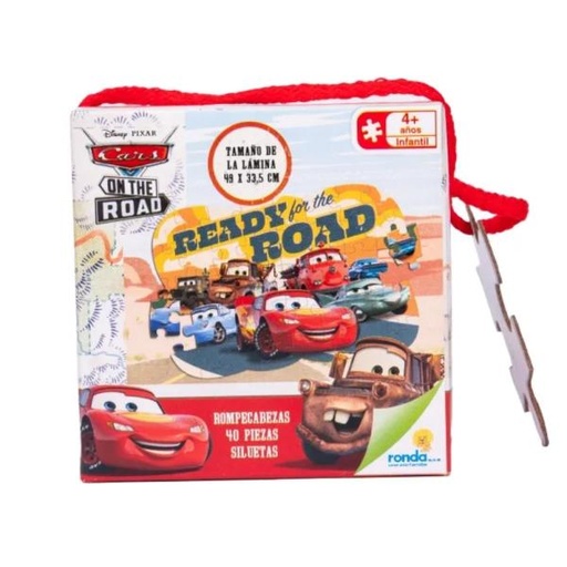 [RN12513] Rompecabezas Disney Pixar Cars 40Pzs 4a+
