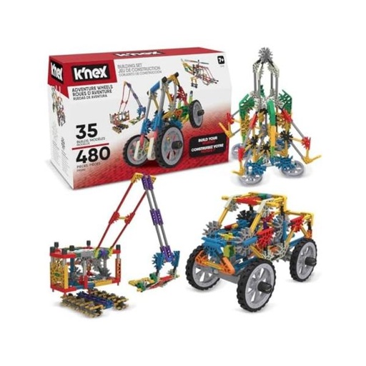 [BFKN12418] Set de Construcción Aventura Sobre Ruedas 480Pzs 7a+
