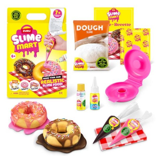 [ZU15901B] Slime Bolsa de Compras Pequeña Bolsa de Donas para Decorar 8Pzs 7a+