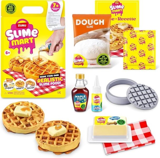 [ZU15901D] Slime Bolsa de Compras Pequeña Bolsa de Waffles 8Pzs 7a+