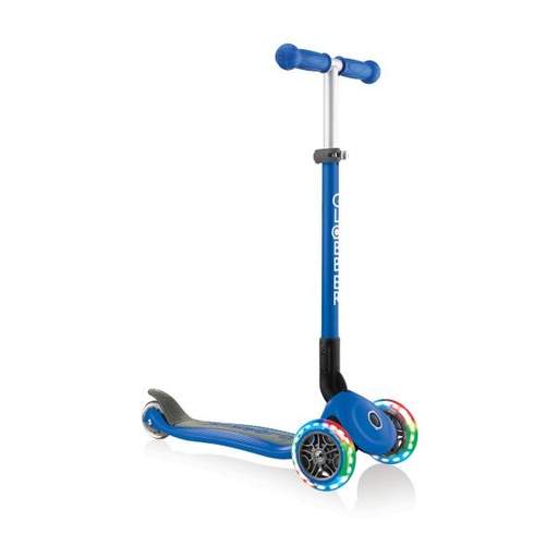 [GL4321003] Scooter 3 Ruedas Ajustable Azul con Luz 3a+ 50Kg Max