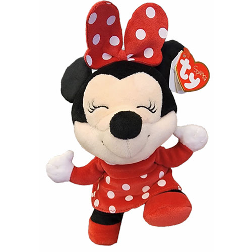 [BTTY44008] Peluche Beanie Babies Pequeño Disney Minnie Mouse 3a+