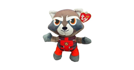 [BTTY44013] Peluche Beanie Babies Pequeño Marvel Rocket 3a+