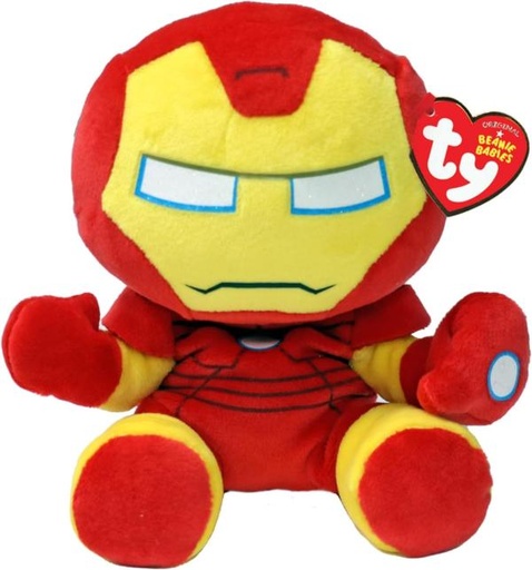 [BTTY44005] Peluche Beanie Babies Pequeño Marvel Iron Man 3a+