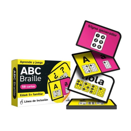 [RN12501] Juego Braile Aprende y Juega A,B,C 5a+