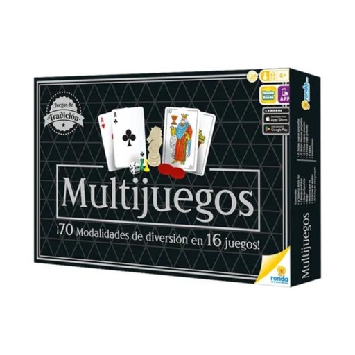 [RN12624] Juegos de Mesa Multijuegos 16en1  8a+