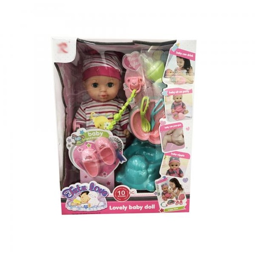 [WW8653] Bebé Lovely Tutu Love c/Accesorios 10 Sonidos 3a+(440660)