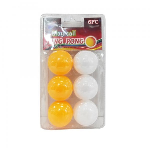 [WWP107] Bolas de Ping Pong Set de 6 pzs (443524)