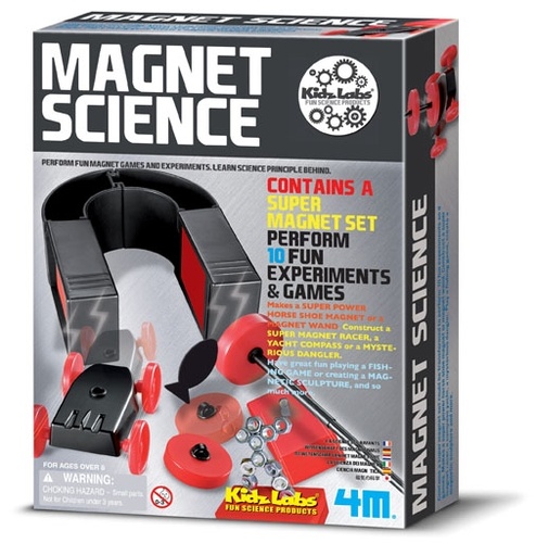 [4M3291] KidzLabs Ciencia Magnética 10 Experimentos 8a+