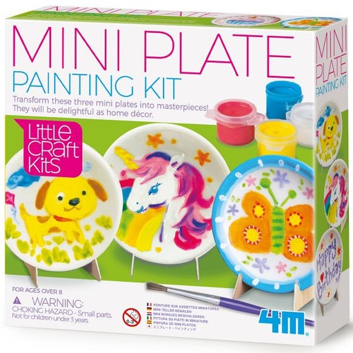 [4M4761] Pequeñas Manualidades Kit para Pintar Mini Platps 8a+