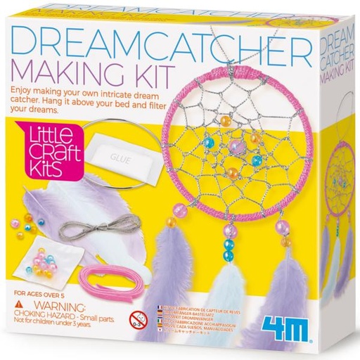 [4M4763] Pequeñas Manualidades Kit para Hacer un Atrapasueños 5a+