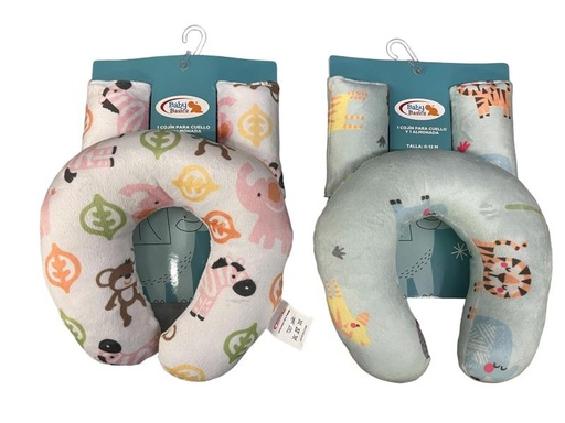 [FDBQ1107] Almohada de Cuello y Protector de Cinturón para Bebé Surt/2