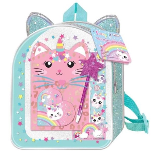 [HF311CAT] Mochila con Libreta  Gaticornio 5a+