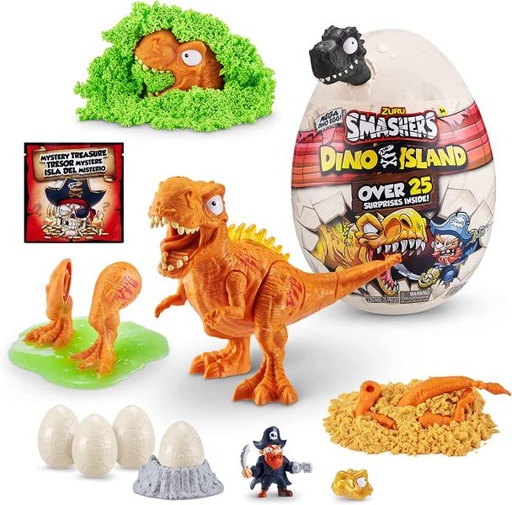 [ZU7487] Huevo Smashers Dino Island Sorpresa Surt/2  5a+