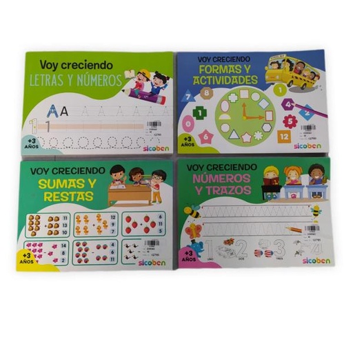 [ES9060] Libros Colección Voy Creciendo Surt/4 3a+ (6951-6982-6975-6999)