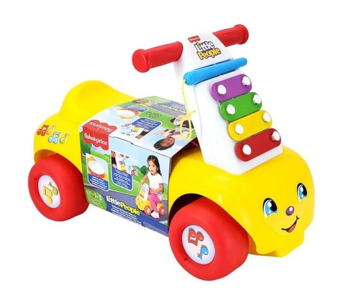 [JP505564] Carro Montable Aventura Musical Amarillo  Little People 1-3 Años