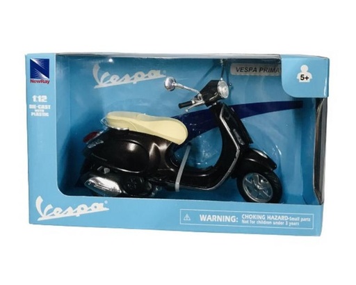 [TY57553] Moto Vespa Primavera, Brownd D/C Esc:1:12