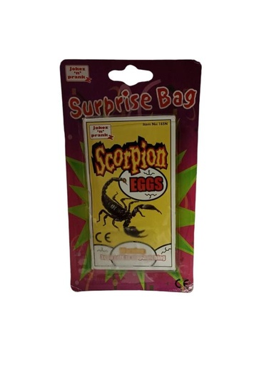 [MP165AN] Bolsa Con Huevos de Escorpiom de Broma 3a+