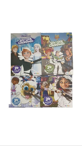 [ES89064] Libros Soy Cool Coloreando de Disney Surt/4 3a+