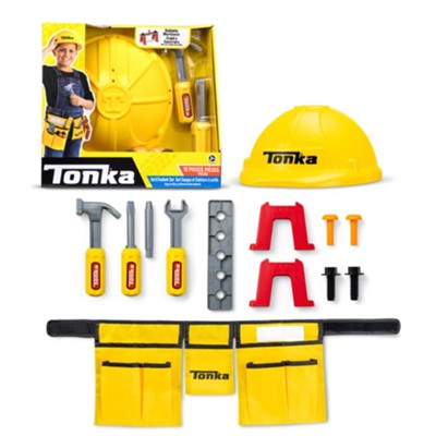 [BF06215] Casco y Cinturón de Herramientas Tonka 13Pzs 3a+