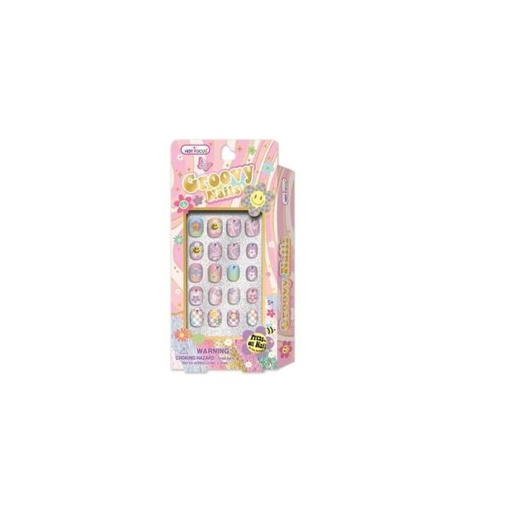 [HF028GF] Set de Uñas Decoradas 3D de Caritas 20Pzs 5a+