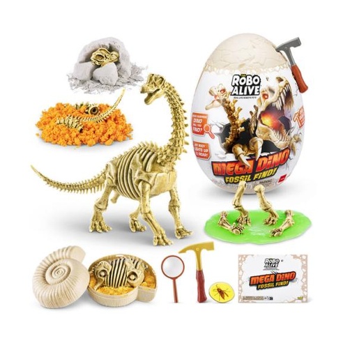 [ZU71102] Robo-Alive Mega Dino Fossil Sorpresa Surt/2 5a+