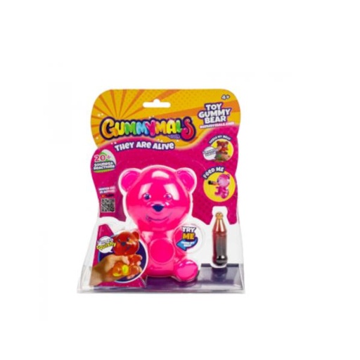 [EOGUM001P] Muñecos de Goma con Sonidos y Reacciones  4a+ (Rosado)