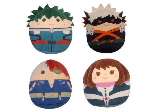 [JZSQTE00001] Peluches Squishmallows My Hero Academia Surt/4 3a+ 8"
