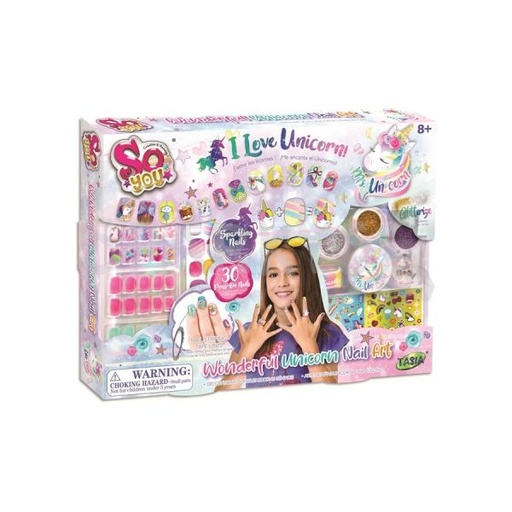 [TA08375] Set de arte de Uñas para Unicornio Maravilloso 8a+