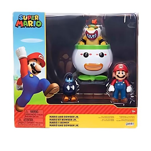 [JP410314] Figuras Nintendo Super Mario Bross y Bowser JR 3a+