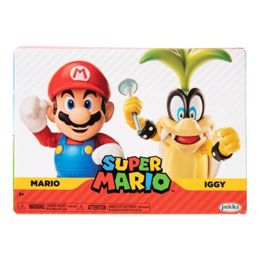 [JP411824] Figuras Nintendo Super Mario Bross Set/2 3a+ ( Mario-Iggy)